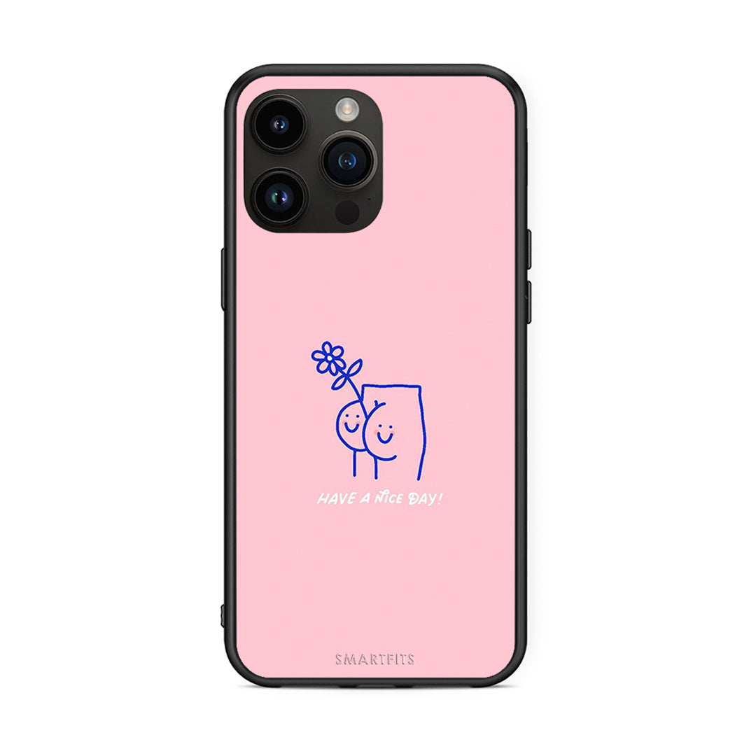 iPhone 14 Pro Max Nice Day θήκη από τη Smartfits με σχέδιο στο πίσω μέρος και μαύρο περίβλημα | Smartphone case with colorful back and black bezels by Smartfits