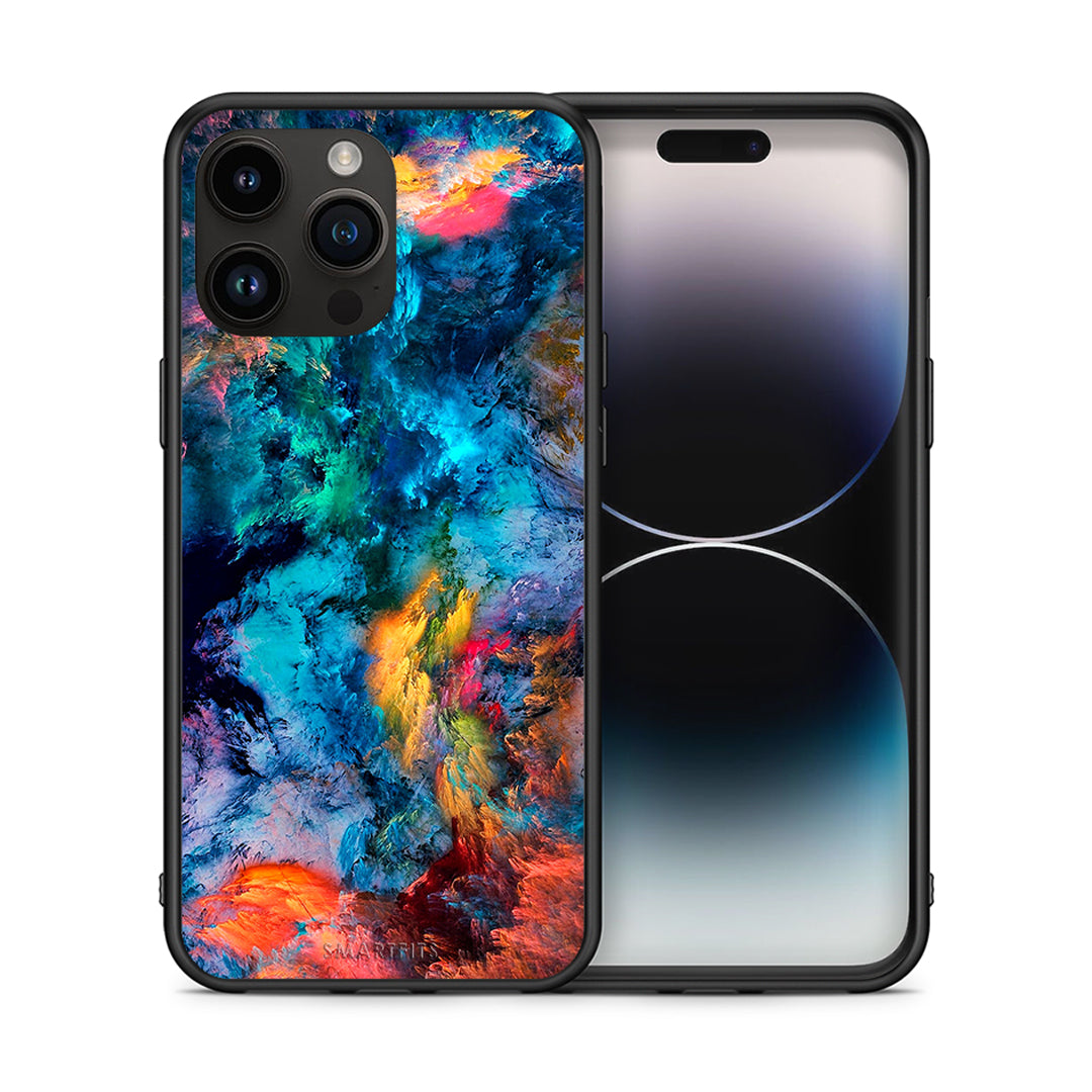 Θήκη iPhone 14 Pro Max Crayola Paint από τη Smartfits με σχέδιο στο πίσω μέρος και μαύρο περίβλημα | iPhone 14 Pro Max Crayola Paint case with colorful back and black bezels