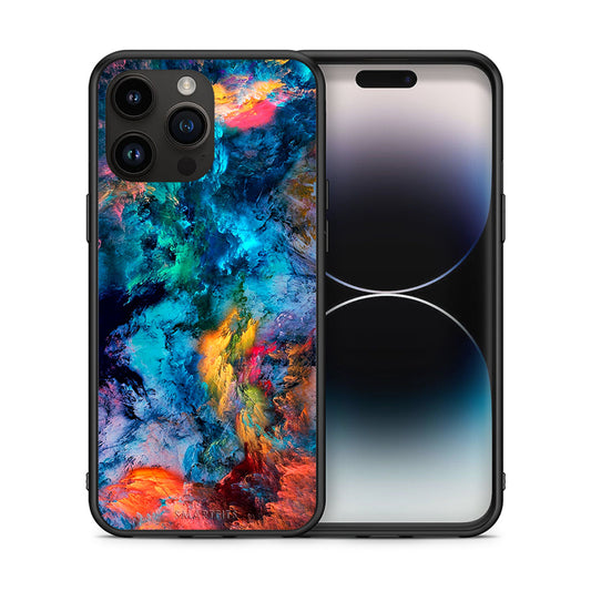 Θήκη iPhone 14 Pro Max Crayola Paint από τη Smartfits με σχέδιο στο πίσω μέρος και μαύρο περίβλημα | iPhone 14 Pro Max Crayola Paint case with colorful back and black bezels