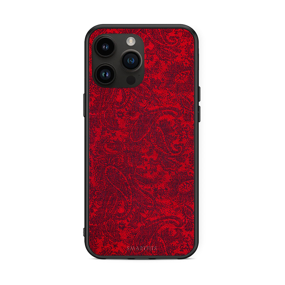 iPhone 14 Pro Max Paisley Cashmere θήκη από τη Smartfits με σχέδιο στο πίσω μέρος και μαύρο περίβλημα | Smartphone case with colorful back and black bezels by Smartfits