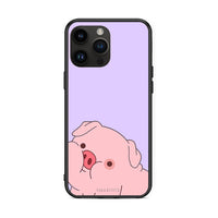 Thumbnail for iPhone 15 Pro Max Pig Love 2 Θήκη Αγίου Βαλεντίνου από τη Smartfits με σχέδιο στο πίσω μέρος και μαύρο περίβλημα | Smartphone case with colorful back and black bezels by Smartfits