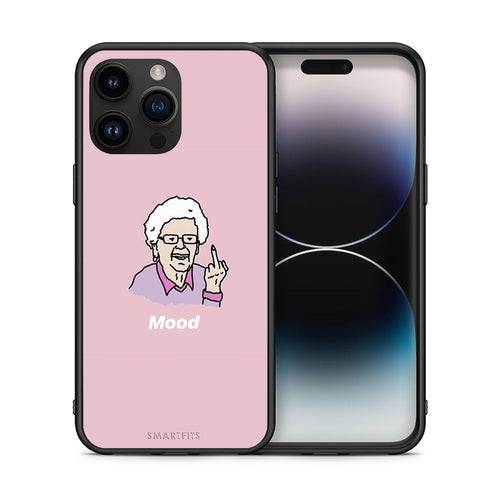 Θήκη iPhone 14 Pro Max Mood PopArt από τη Smartfits με σχέδιο στο πίσω μέρος και μαύρο περίβλημα | iPhone 14 Pro Max Mood PopArt case with colorful back and black bezels