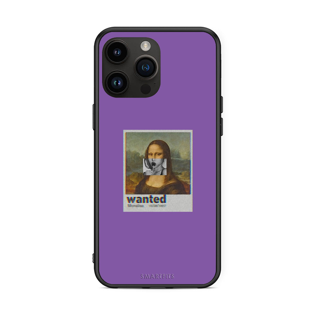 4 - iPhone 15 Pro Max Monalisa Popart case, cover, bumper