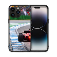 Thumbnail for Θήκη iPhone 14 Pro Max Racing Vibes από τη Smartfits με σχέδιο στο πίσω μέρος και μαύρο περίβλημα | iPhone 14 Pro Max Racing Vibes case with colorful back and black bezels