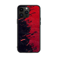 Thumbnail for iPhone 14 Pro Max Red Paint Θήκη Αγίου Βαλεντίνου από τη Smartfits με σχέδιο στο πίσω μέρος και μαύρο περίβλημα | Smartphone case with colorful back and black bezels by Smartfits