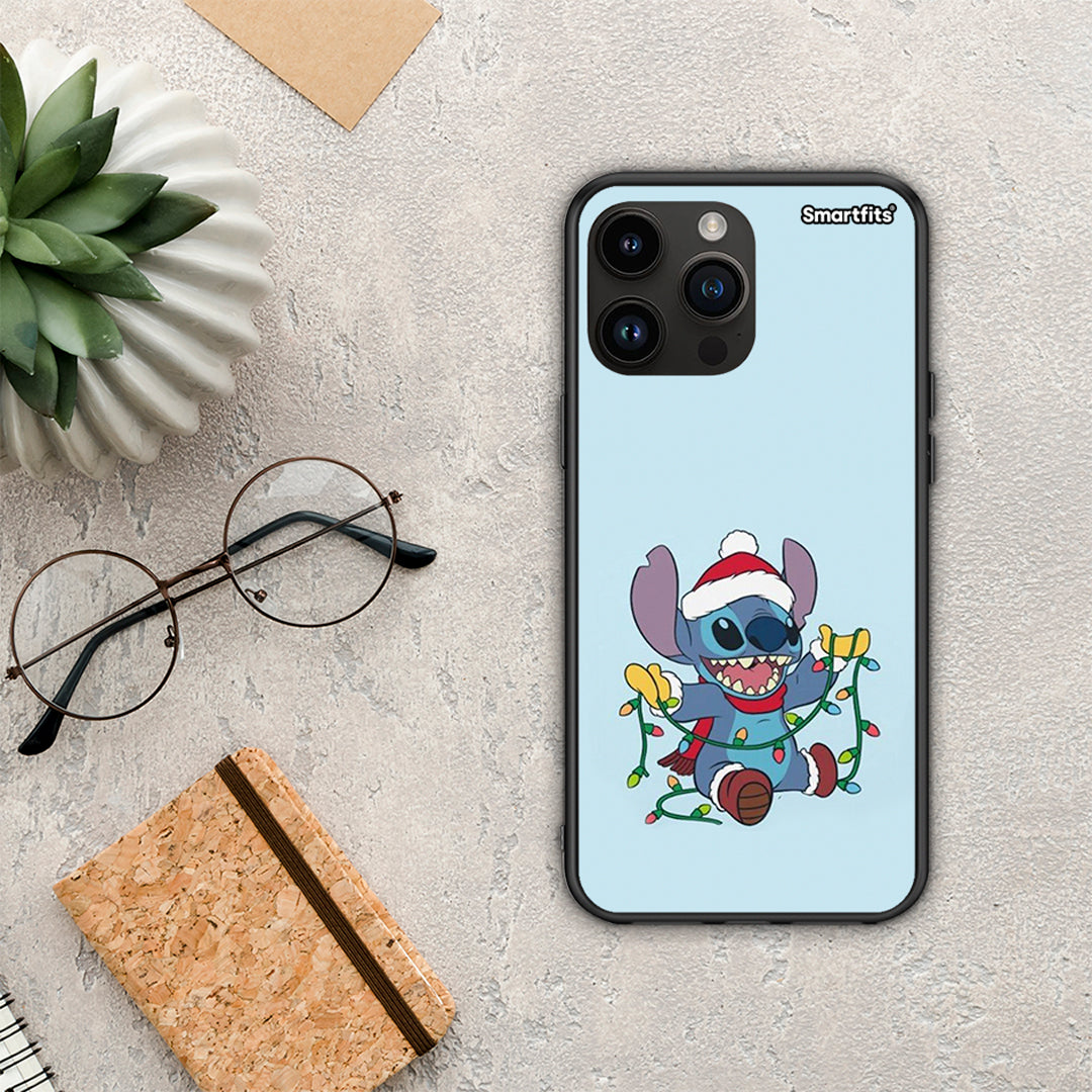 Santa Stich - iPhone 15 Pro Max θήκη