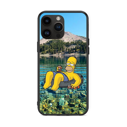 iPhone 14 Pro Max Summer Happiness Θήκη από τη Smartfits με σχέδιο στο πίσω μέρος και μαύρο περίβλημα | Smartphone case with colorful back and black bezels by Smartfits