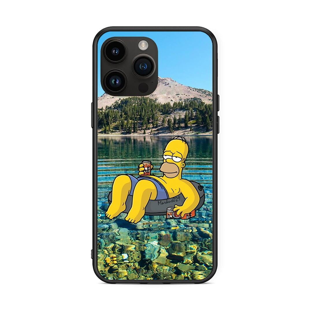 iPhone 15 Pro Max Summer Happiness Θήκη από τη Smartfits με σχέδιο στο πίσω μέρος και μαύρο περίβλημα | Smartphone case with colorful back and black bezels by Smartfits