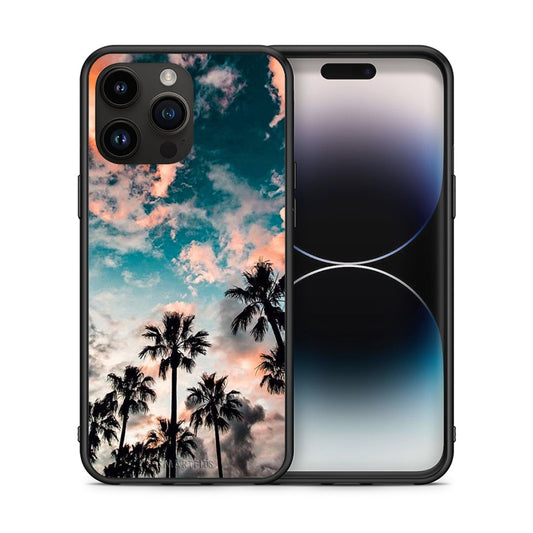 Θήκη iPhone 15 Pro Max Sky Summer από τη Smartfits με σχέδιο στο πίσω μέρος και μαύρο περίβλημα | iPhone 15 Pro Max Sky Summer case with colorful back and black bezels
