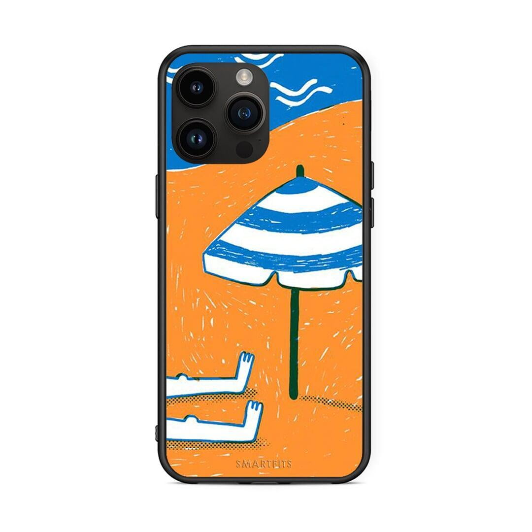 iPhone 14 Pro Max Summering Θήκη από τη Smartfits με σχέδιο στο πίσω μέρος και μαύρο περίβλημα | Smartphone case with colorful back and black bezels by Smartfits