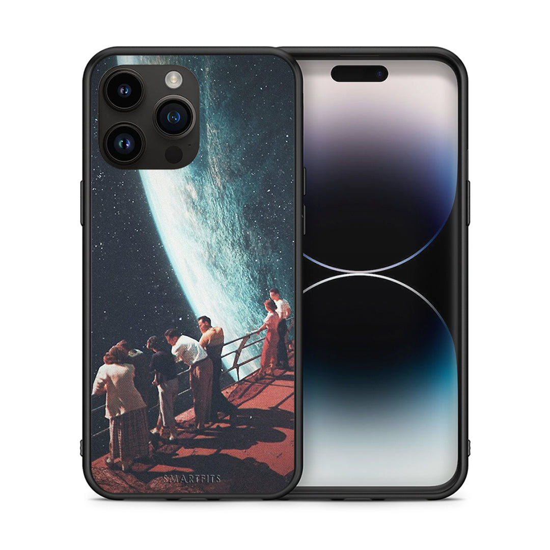 Θήκη iPhone 15 Pro Max Surreal View από τη Smartfits με σχέδιο στο πίσω μέρος και μαύρο περίβλημα | iPhone 15 Pro Max Surreal View case with colorful back and black bezels