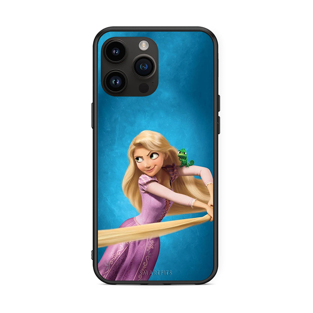 iPhone 14 Pro Max Tangled 2 Θήκη Αγίου Βαλεντίνου από τη Smartfits με σχέδιο στο πίσω μέρος και μαύρο περίβλημα | Smartphone case with colorful back and black bezels by Smartfits