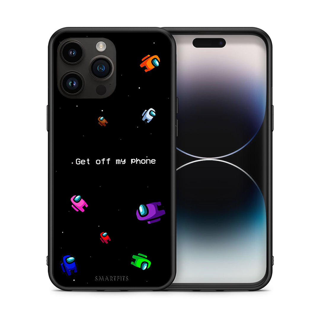 Θήκη iPhone 14 Pro Max AFK Text από τη Smartfits με σχέδιο στο πίσω μέρος και μαύρο περίβλημα | iPhone 14 Pro Max AFK Text case with colorful back and black bezels