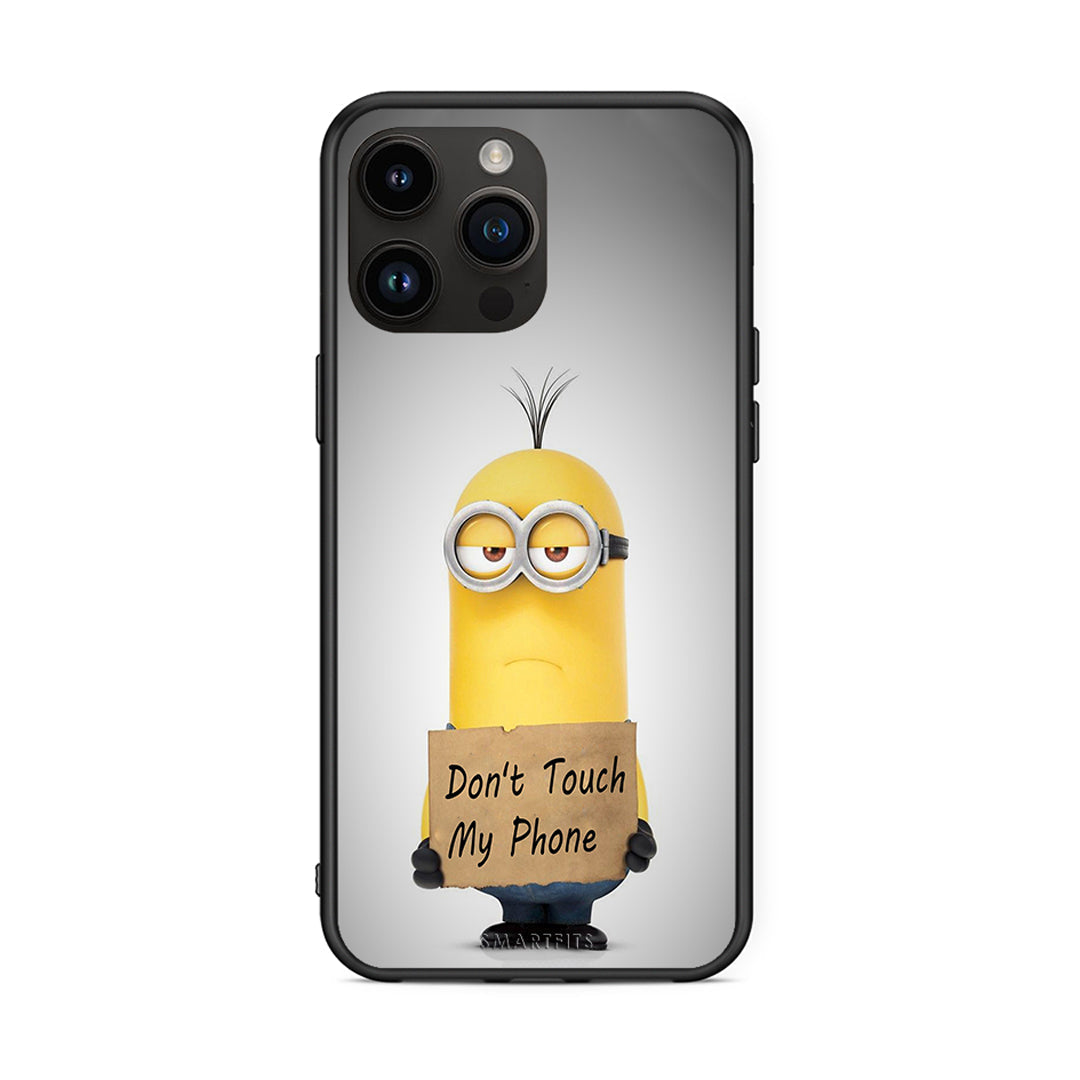 4 - iPhone 15 Pro Max Minion Text case, cover, bumper