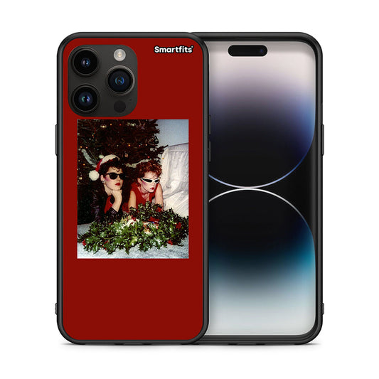 Θήκη iPhone 15 Pro Max Waiting For Xmas από τη Smartfits με σχέδιο στο πίσω μέρος και μαύρο περίβλημα | iPhone 15 Pro Max Waiting For Xmas case with colorful back and black bezels