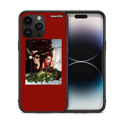 Θήκη iPhone 14 Pro Max Waiting For Xmas από τη Smartfits με σχέδιο στο πίσω μέρος και μαύρο περίβλημα | iPhone 14 Pro Max Waiting For Xmas case with colorful back and black bezels