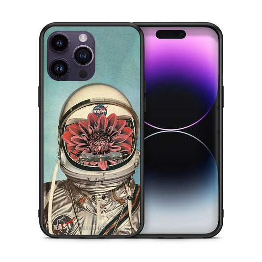 Θήκη iPhone 14 Pro Nasa Bloom από τη Smartfits με σχέδιο στο πίσω μέρος και μαύρο περίβλημα | iPhone 14 Pro Nasa Bloom case with colorful back and black bezels