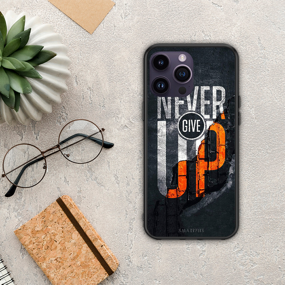 Never Give Up - iPhone 14 Pro θήκη