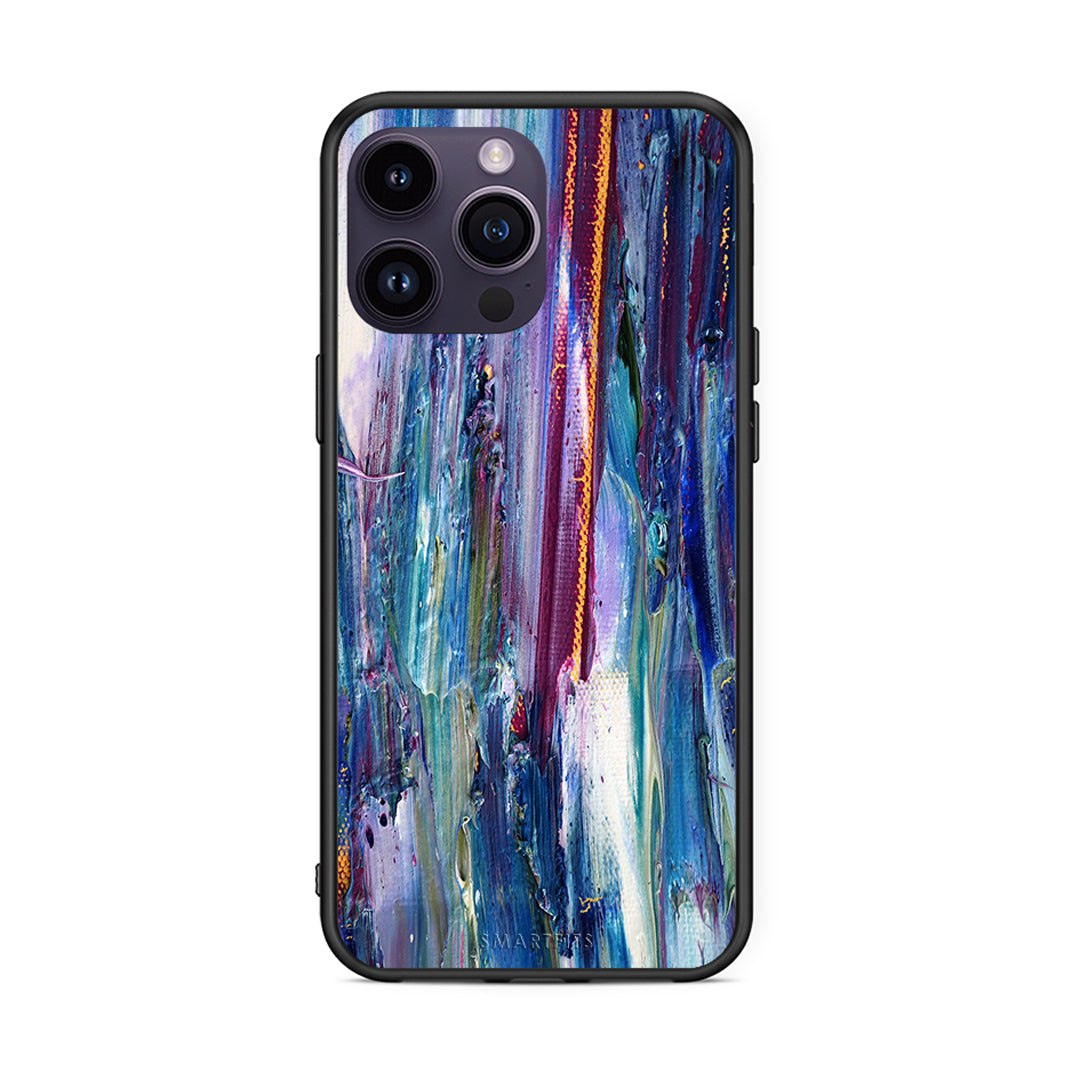 99 - iPhone 14 Pro Paint Winter case, cover, bumper