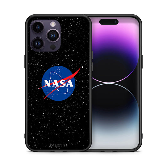 Θήκη iPhone 14 Pro NASA PopArt από τη Smartfits με σχέδιο στο πίσω μέρος και μαύρο περίβλημα | iPhone 14 Pro NASA PopArt case with colorful back and black bezels