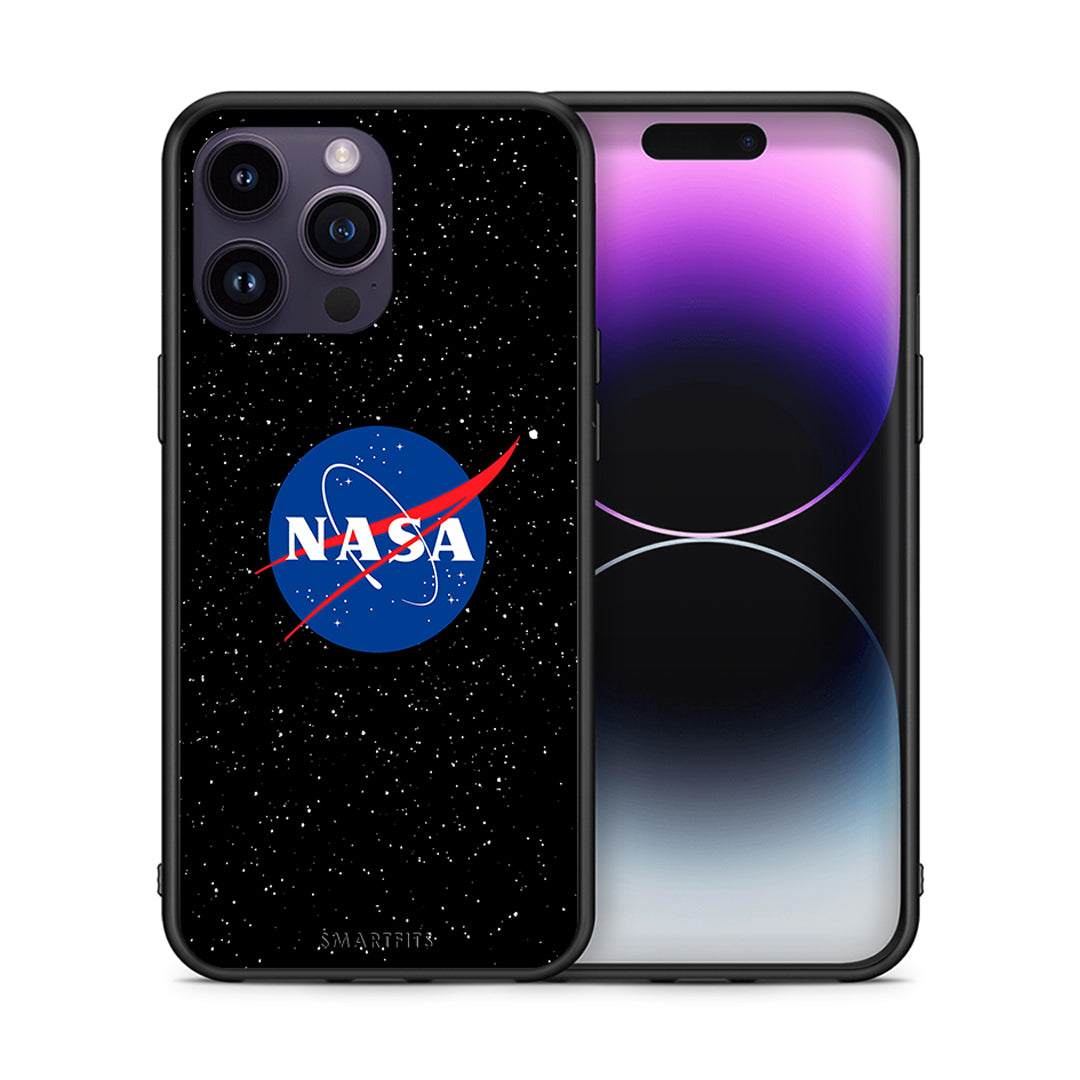 Θήκη iPhone 15 Pro NASA PopArt από τη Smartfits με σχέδιο στο πίσω μέρος και μαύρο περίβλημα | iPhone 15 Pro NASA PopArt case with colorful back and black bezels