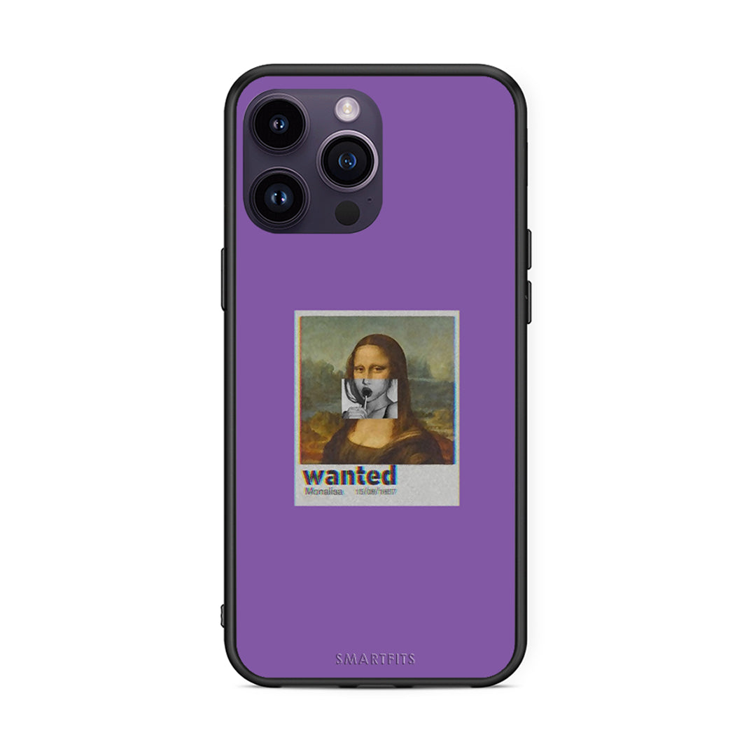 4 - iPhone 15 Pro Monalisa Popart case, cover, bumper