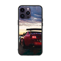 Thumbnail for iPhone 14 Pro Racing Supra θήκη από τη Smartfits με σχέδιο στο πίσω μέρος και μαύρο περίβλημα | Smartphone case with colorful back and black bezels by Smartfits