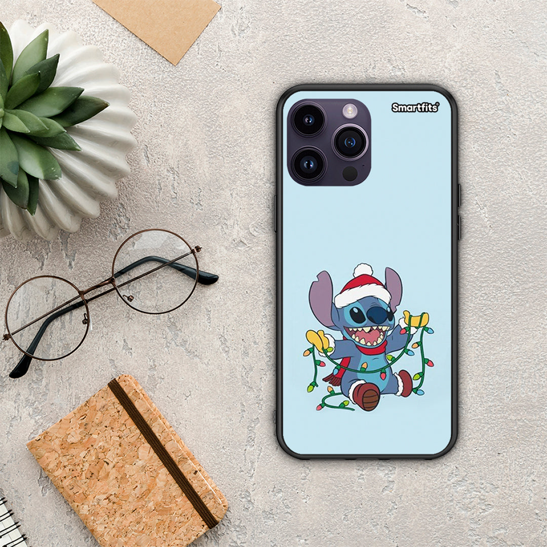 Santa Stich - iPhone 15 Pro θήκη