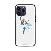 Thumbnail for iPhone 14 Pro Sea You Θήκη από τη Smartfits με σχέδιο στο πίσω μέρος και μαύρο περίβλημα | Smartphone case with colorful back and black bezels by Smartfits
