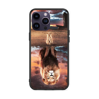 iPhone 15 Pro Sunset Dreams Θήκη Αγίου Βαλεντίνου από τη Smartfits με σχέδιο στο πίσω μέρος και μαύρο περίβλημα | Smartphone case with colorful back and black bezels by Smartfits