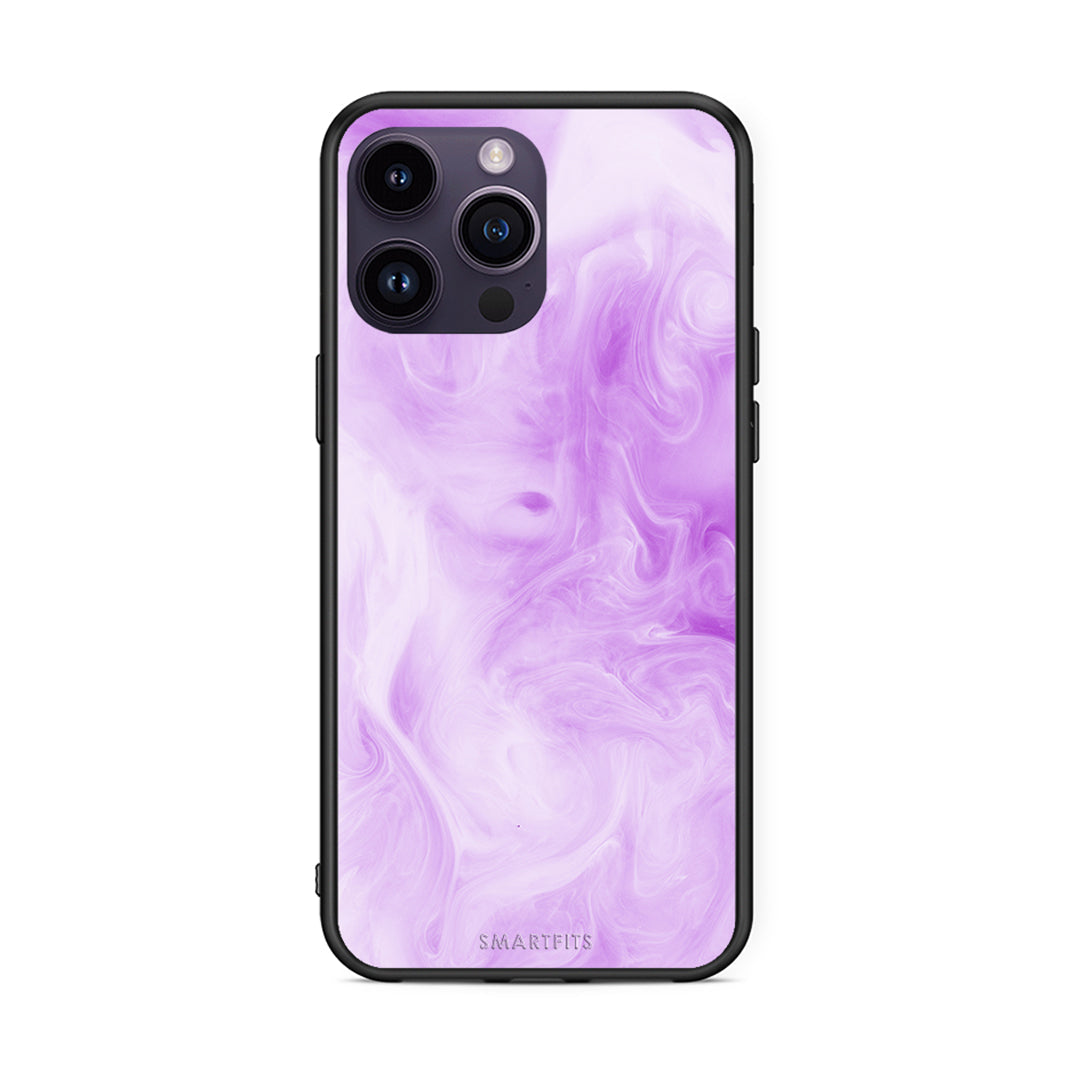 99 - iPhone 14 Pro Watercolor Lavender case, cover, bumper