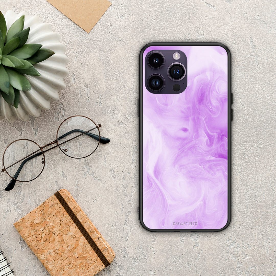 Watercolor Lavender - iPhone 15 Pro θήκη
