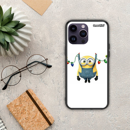 Xmas Minion Lights - iPhone 14 Pro θήκη