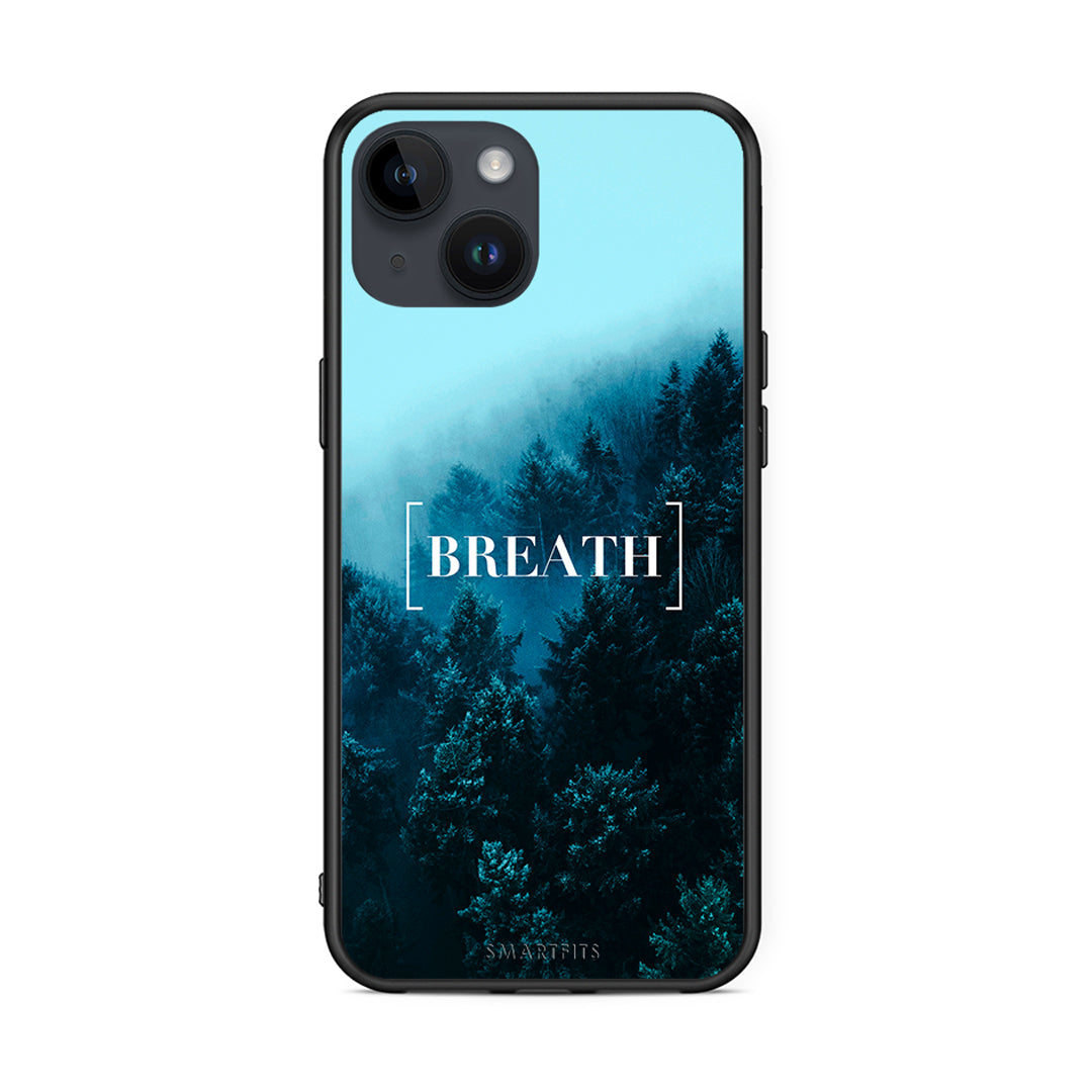 4 - iPhone 15 Breath Quote case, cover, bumper