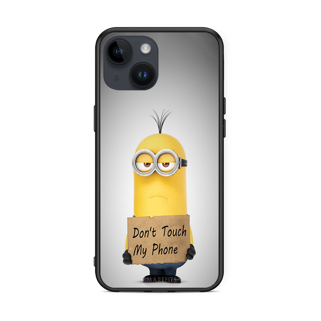 4 - iPhone 14 Minion Text case, cover, bumper