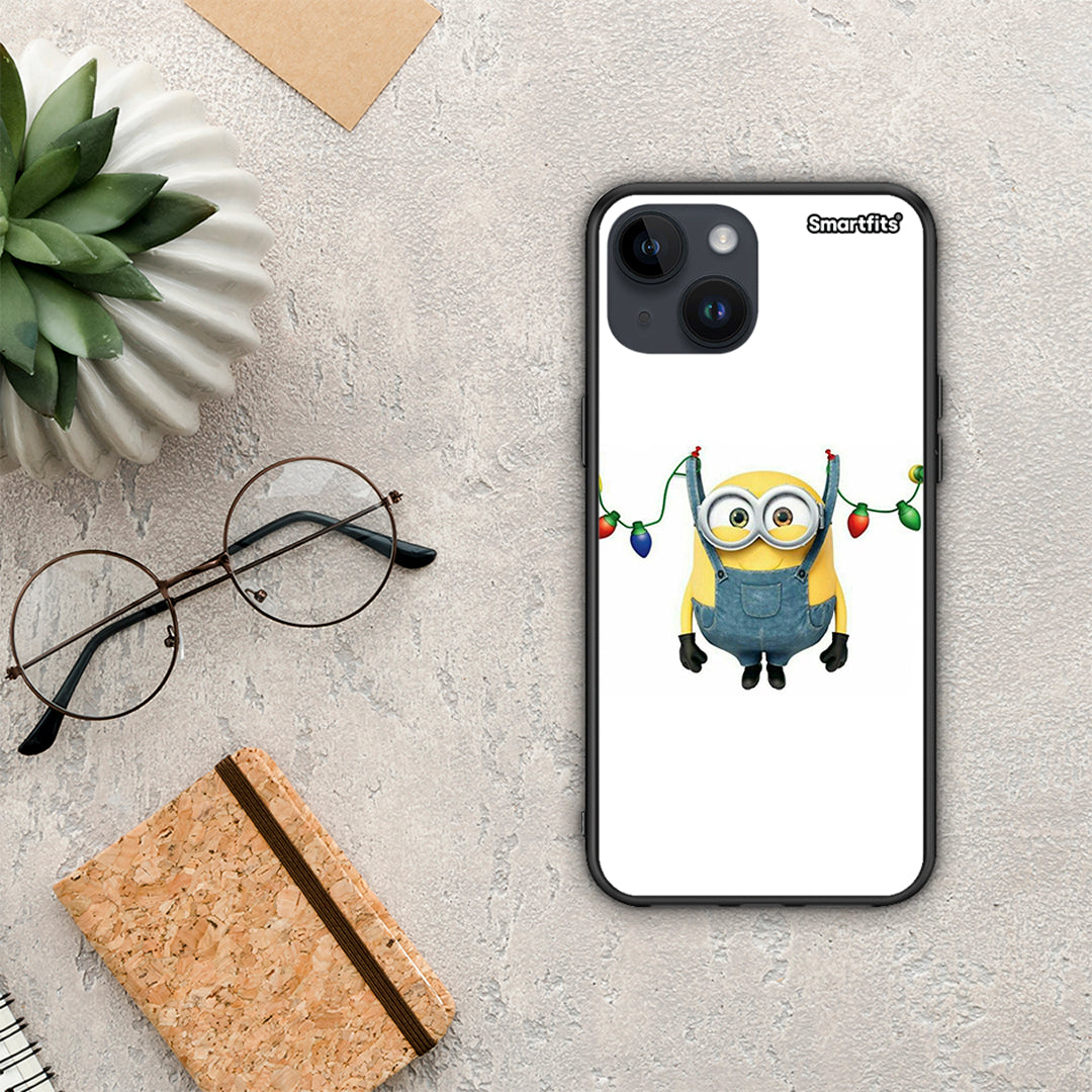 Xmas Minion Lights - iPhone 14 θήκη
