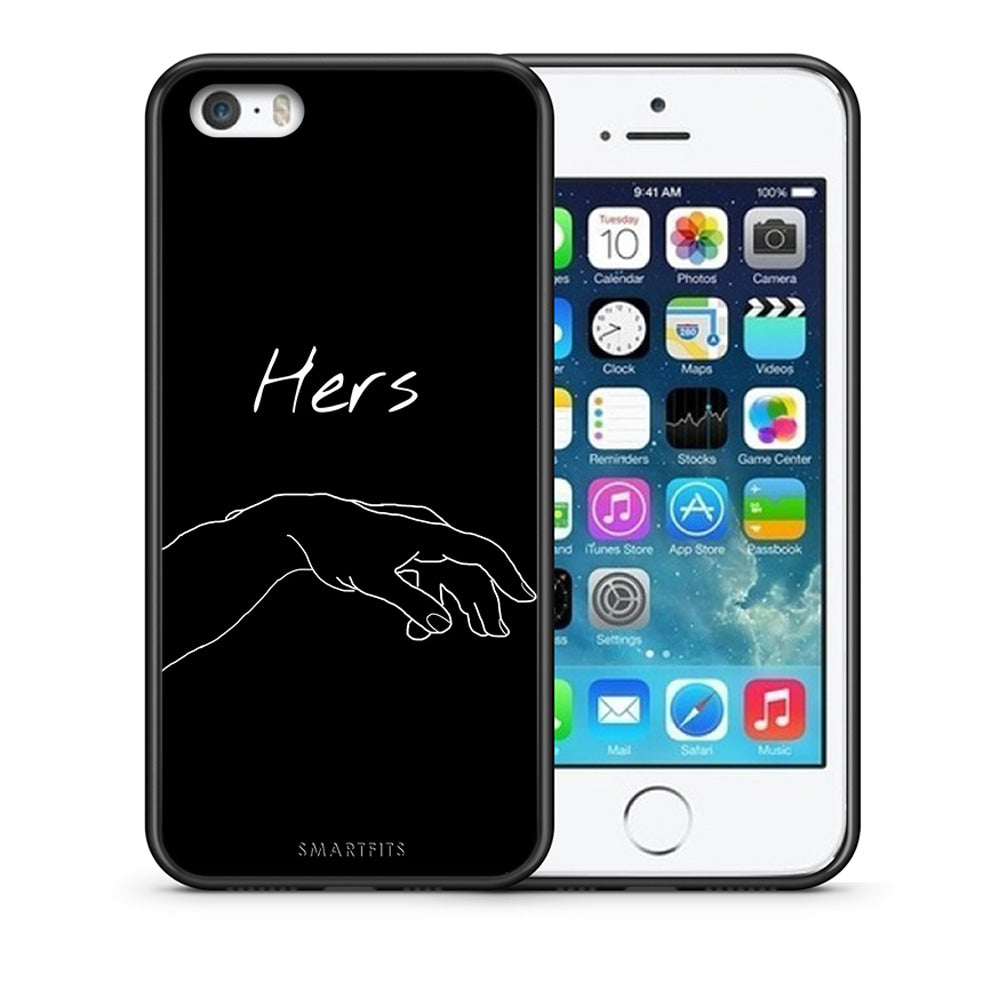 Θήκη Αγίου Βαλεντίνου iPhone 5 / 5s / SE Aeshetic Love 1 από τη Smartfits με σχέδιο στο πίσω μέρος και μαύρο περίβλημα | iPhone 5 / 5s / SE Aeshetic Love 1 case with colorful back and black bezels
