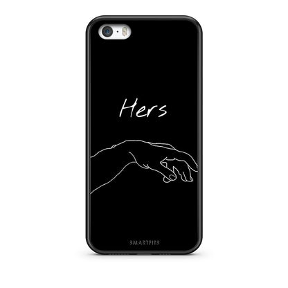 iPhone 5 / 5s / SE Aeshetic Love 1 Θήκη Αγίου Βαλεντίνου από τη Smartfits με σχέδιο στο πίσω μέρος και μαύρο περίβλημα | Smartphone case with colorful back and black bezels by Smartfits