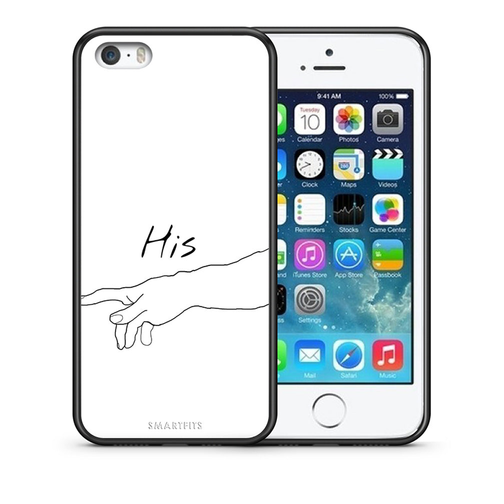 Θήκη Αγίου Βαλεντίνου iPhone 5 / 5s / SE Aeshetic Love 2 από τη Smartfits με σχέδιο στο πίσω μέρος και μαύρο περίβλημα | iPhone 5 / 5s / SE Aeshetic Love 2 case with colorful back and black bezels