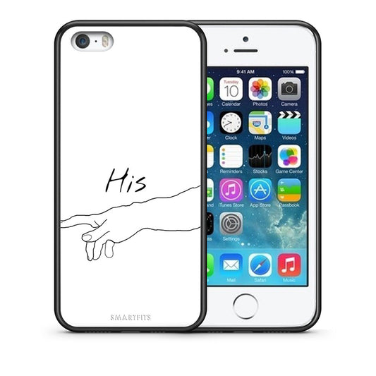 Θήκη Αγίου Βαλεντίνου iPhone 5 / 5s / SE Aeshetic Love 2 από τη Smartfits με σχέδιο στο πίσω μέρος και μαύρο περίβλημα | iPhone 5 / 5s / SE Aeshetic Love 2 case with colorful back and black bezels