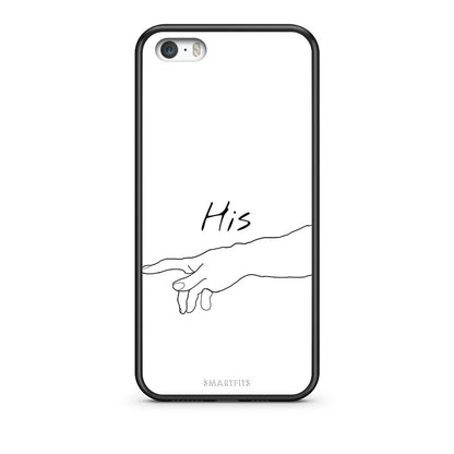 iPhone 5 / 5s / SE Aeshetic Love 2 Θήκη Αγίου Βαλεντίνου από τη Smartfits με σχέδιο στο πίσω μέρος και μαύρο περίβλημα | Smartphone case with colorful back and black bezels by Smartfits