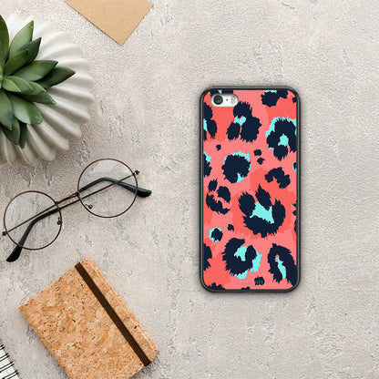 Animal Pink Leopard - iPhone 5 / 5s / SE θήκη