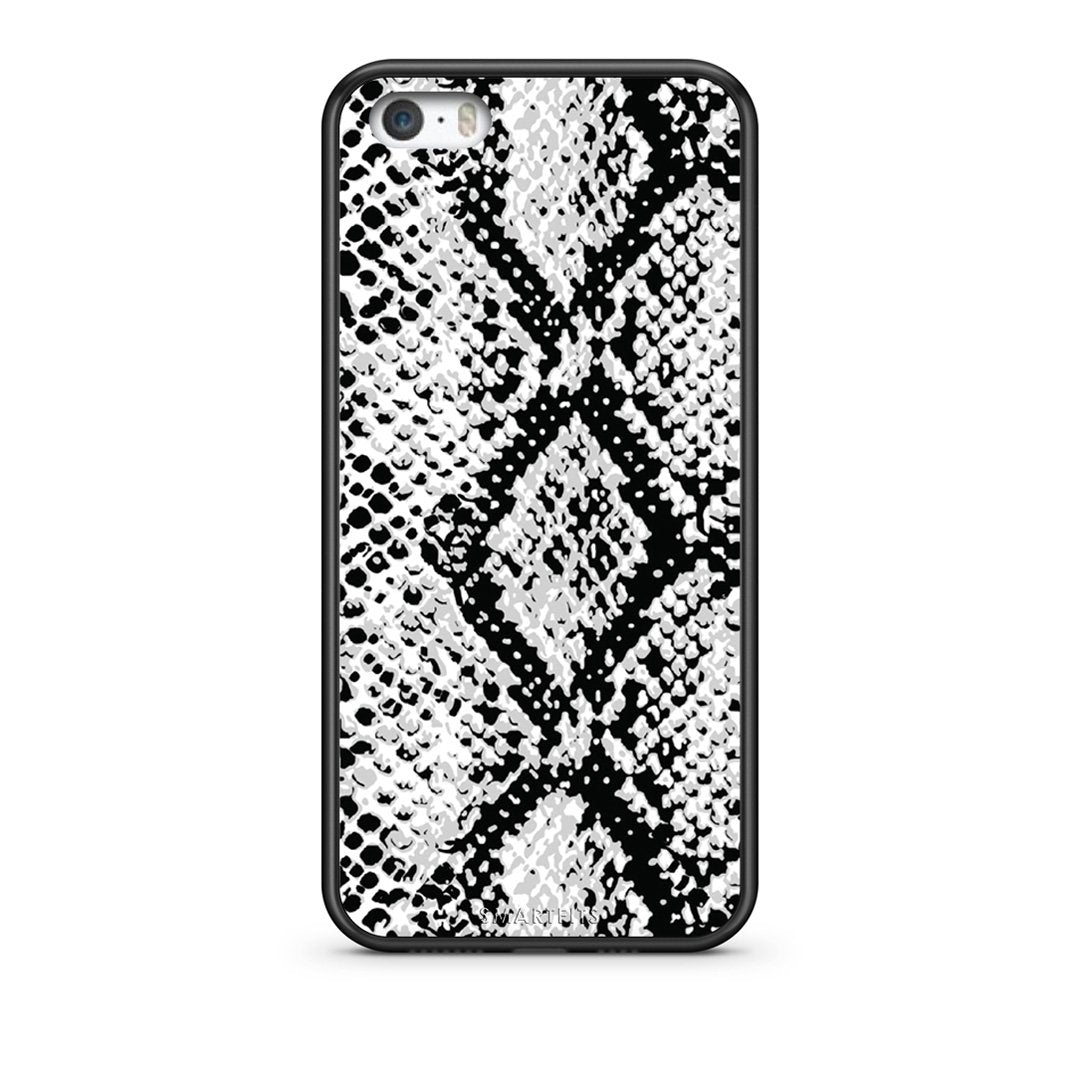 24 - iPhone 5/5s/SE White Snake Animal case, cover, bumper