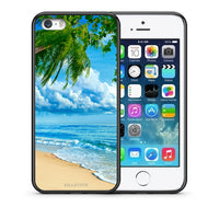 Thumbnail for Θήκη iPhone 5/5s/SE Beautiful Beach από τη Smartfits με σχέδιο στο πίσω μέρος και μαύρο περίβλημα | iPhone 5/5s/SE Beautiful Beach case with colorful back and black bezels