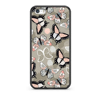 Thumbnail for 135 - iPhone 5/5s/SE Butterflies Boho case, cover, bumper