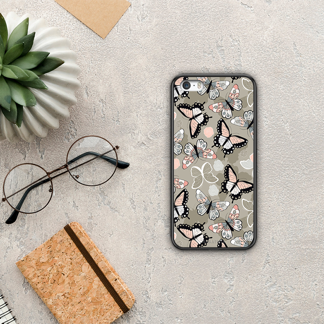 Boho Butterflies - iPhone 5 / 5s / SE θήκη