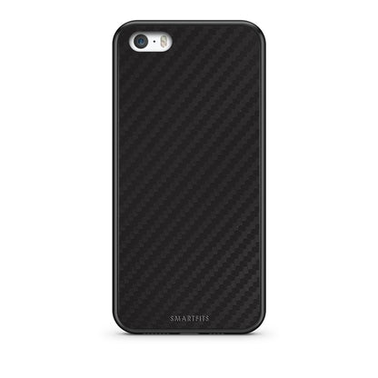 iPhone 5/5s/SE Carbon Black θήκη από τη Smartfits με σχέδιο στο πίσω μέρος και μαύρο περίβλημα | Smartphone case with colorful back and black bezels by Smartfits