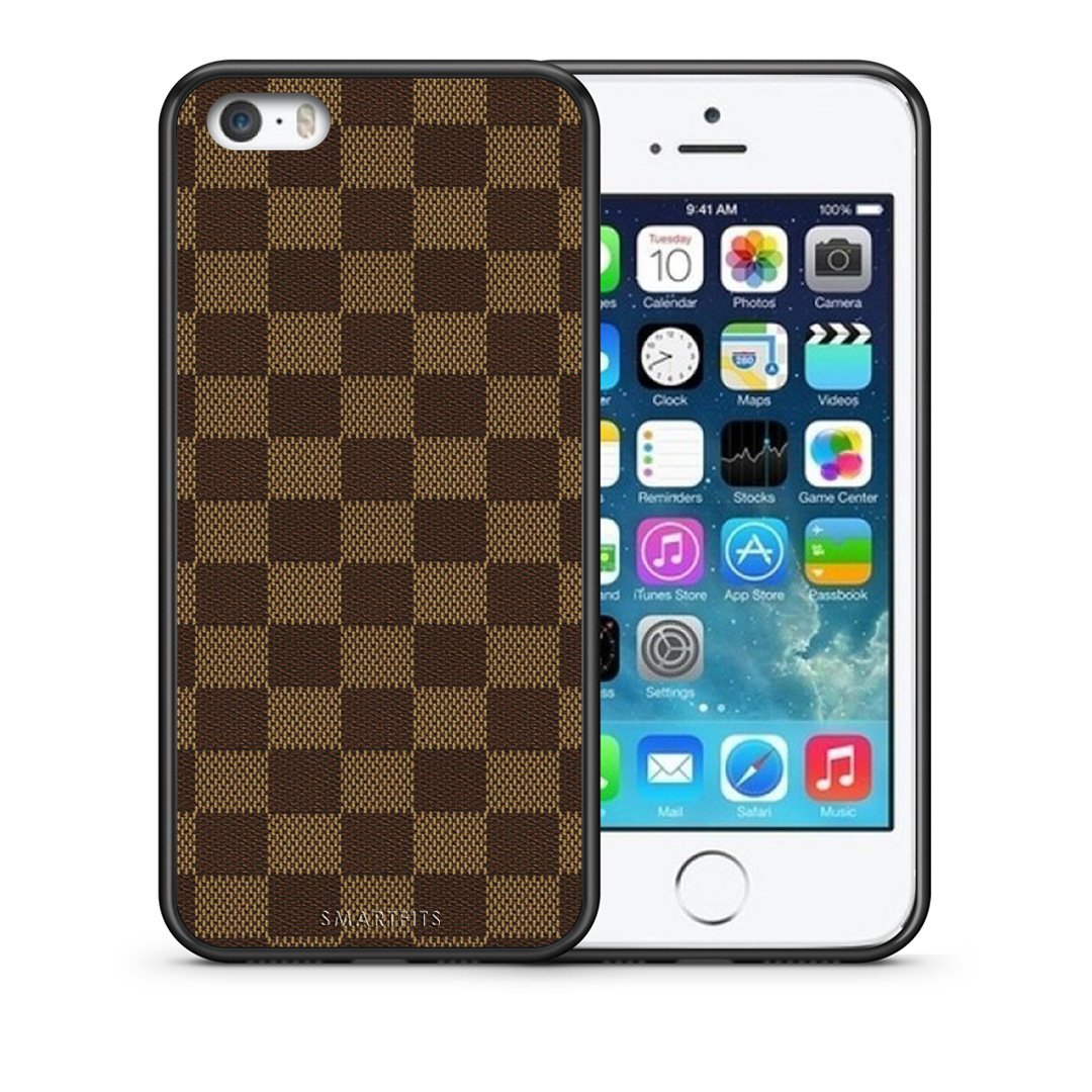 Θήκη iPhone 5/5s/SE Glamour Designer από τη Smartfits με σχέδιο στο πίσω μέρος και μαύρο περίβλημα | iPhone 5/5s/SE Glamour Designer case with colorful back and black bezels