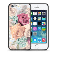 Thumbnail for Θήκη iPhone 5/5s/SE Bouquet Floral από τη Smartfits με σχέδιο στο πίσω μέρος και μαύρο περίβλημα | iPhone 5/5s/SE Bouquet Floral case with colorful back and black bezels