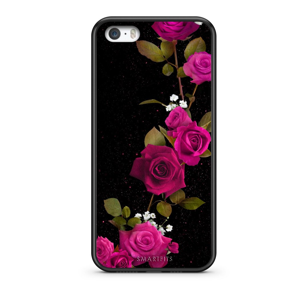 4 - iPhone 5/5s/SE Red Roses Flower case, cover, bumper